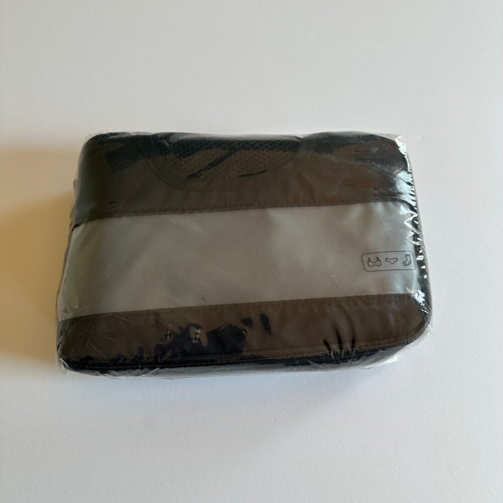 AMAZON 8 Set Clothing Packing Cubes Black Mesh for Luggage & Travel